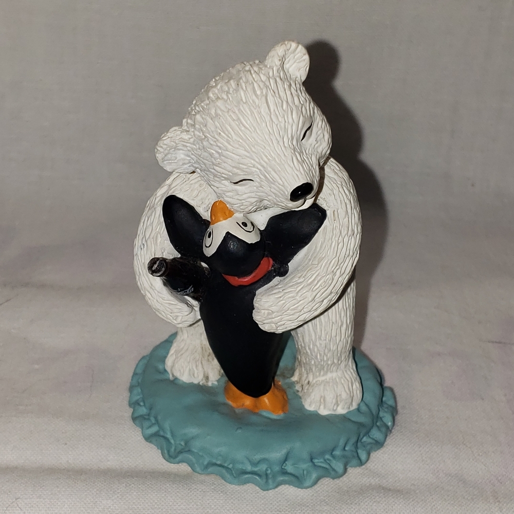 Vintage Coca-Cola "Everybody Needs A Friend" Polar Bear Cub And Penguin